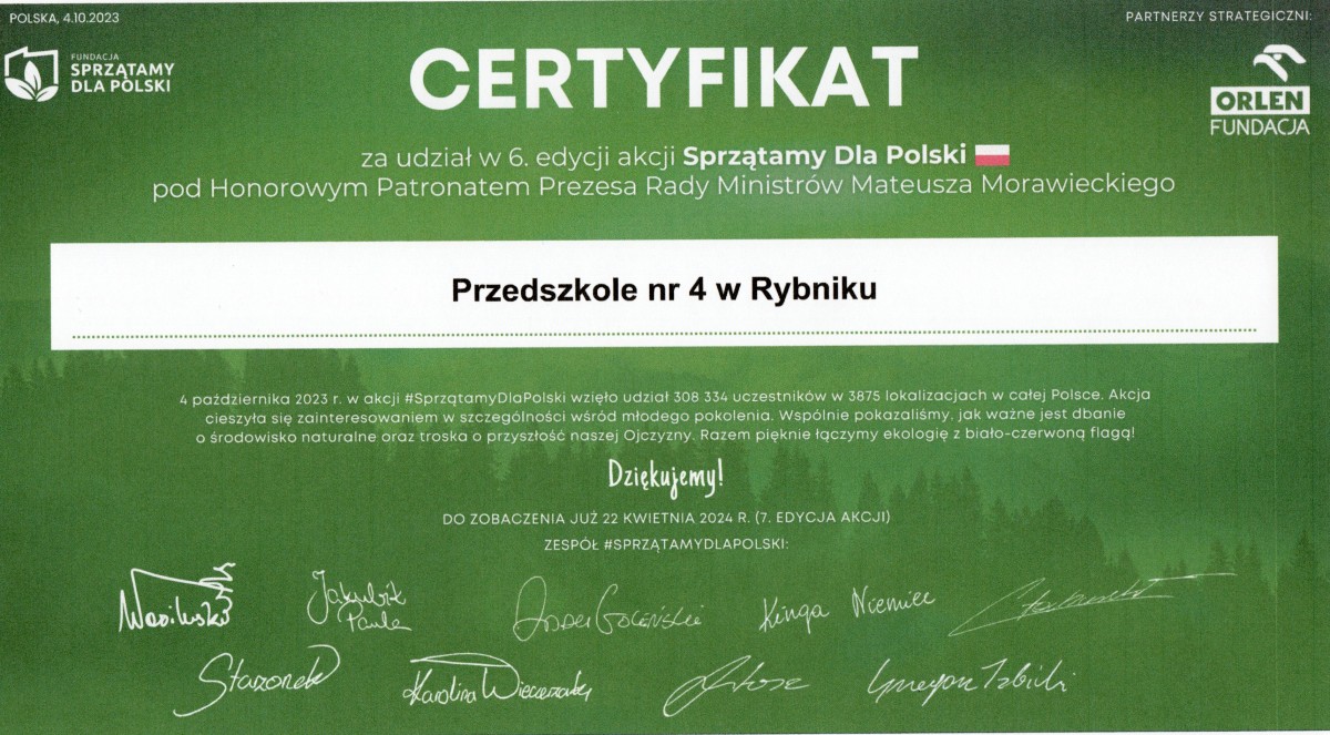 certyfikat 